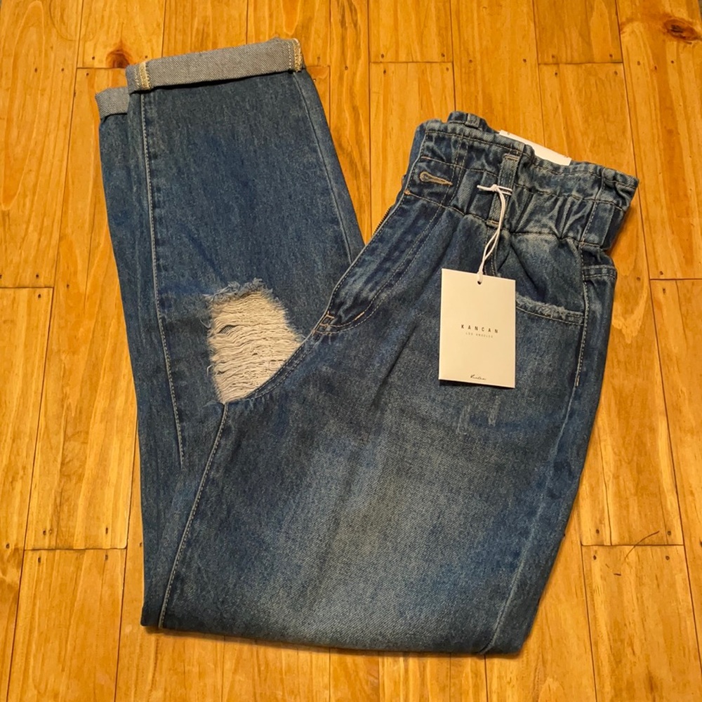 Kancan Paper Bag Jeans